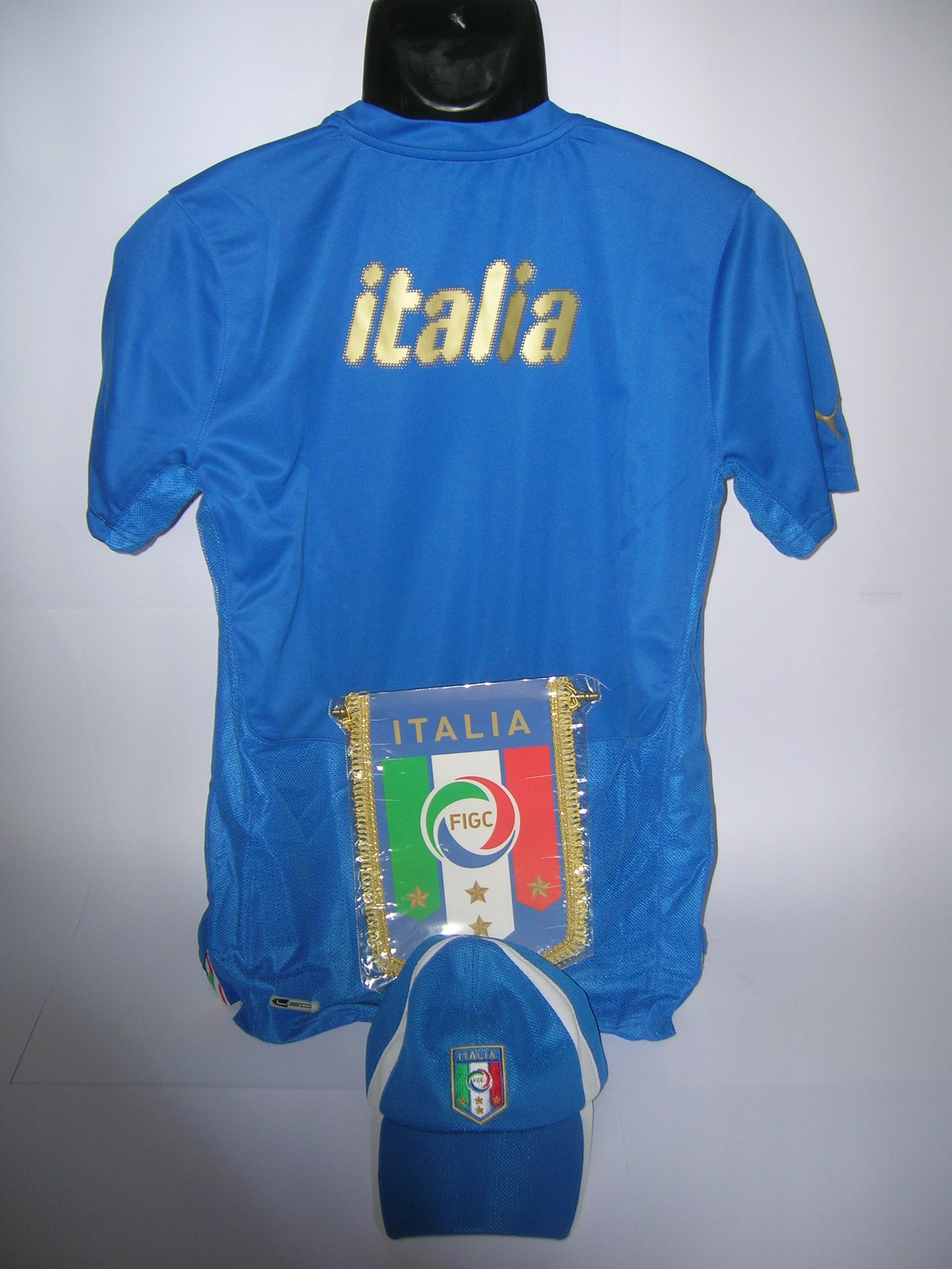 Maglia Italia riproduzione 2006 con autografi stampati B
